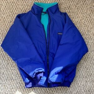 Patagonia  kids royal blue ski jacket. Size 14